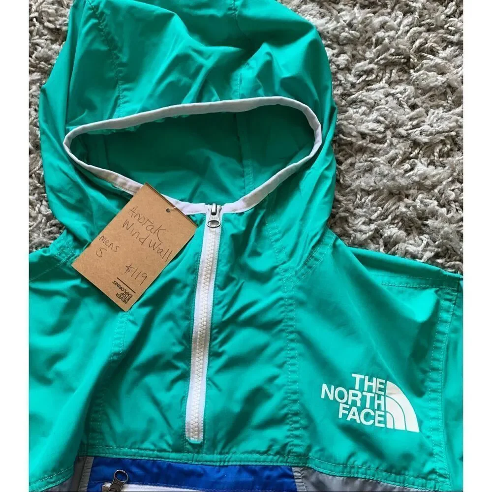 NEW NWT THE NORTH FACE crew run wind breaker anorak Coat Jacket Men's sz S